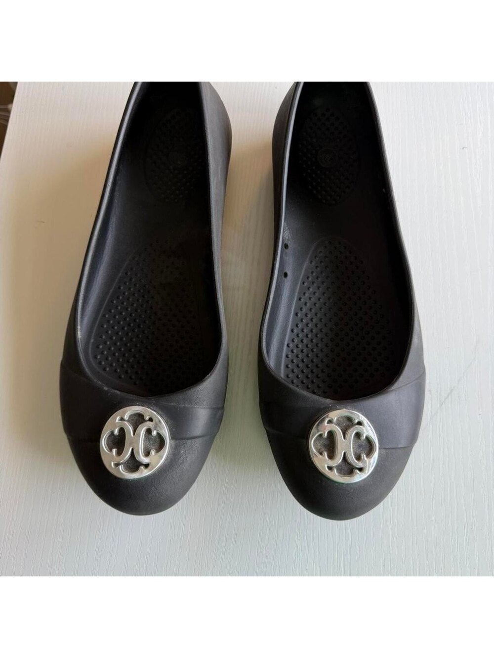 Crocs Women's Black Ballet Flats Size 7